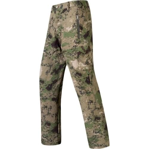 S-3XL Tactical Shark Skin Soft Shell Pants Outdoor Camping Climbing Army Fans Hunting Military Men Women Overalls Long Trousers