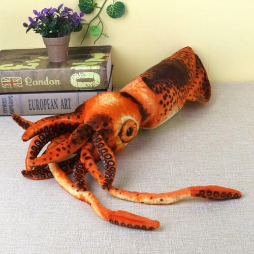 80cm Squid Lucky Fish Soft Plush Toy Cushion Pillow Children Kids Birthday Gift J60B