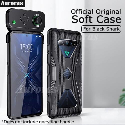 Auroras For BlackShark 4 Soft Case Shockproof Cross Ultra-thin Design Heat Dissipation Case For Xiaomi Black Shark 4 Pro Cover