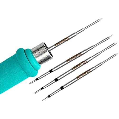 C210 Series Soldering Tip For JBC210 handle 2SHQE Soldering Station Soldering Tip 018 Knife edge 020 Straight Tip 002 Curved Tip