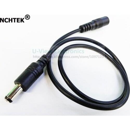 NCHTEK DC Power 5.5*2.1mm Male to Female Plug Extension Connector Cable For CCTV Camera DVR About 50CM/Free DHL Shipping/200PCS
