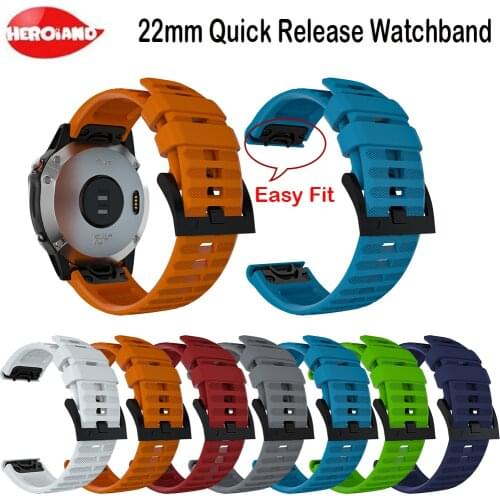 Watchband Wriststrap for Garmin Fenix 6 6 Pro 5 5 Plus Forerunner 945 935 Smart Watch Bracelet Easy Fit Quick Release Strap 22mm