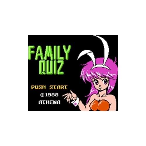 Family Quiz Region Free 60 Pin 8Bit Game Card For Subor Game Players