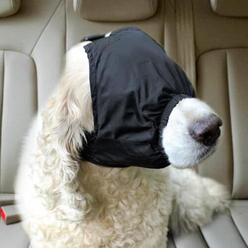 Dog Calming Anxiety Relief Eye Shading Cover Anti Car Sickness Muzzle Blindfold Leads Dog Supplies