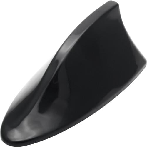 Shark Fin Shape Car Roof Antenna Black Radio AM/FM Signal Aerial Antenna Universal