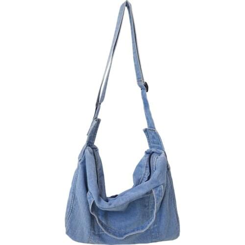 Vintage denim shoulder bag sac bandoulière femme 2020 crossbody bags for women bolsas de mujer handtas damen taschen borse donna