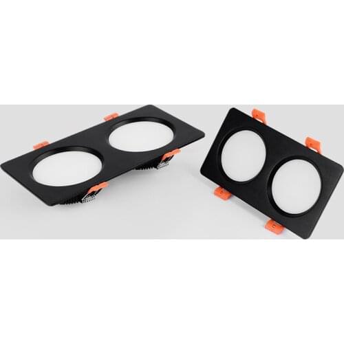 Recessed Square Ceiling Lamp COB 10W 24W LED Downlight with Driver Dimmable AC 110V 220V Spotlight For Indoor Lighting