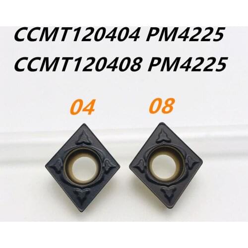 High-quality external turning tool CCMT120404 CCMT120408 PM4225 carbide tool CCMT120404 machine tool accessories lathe tool