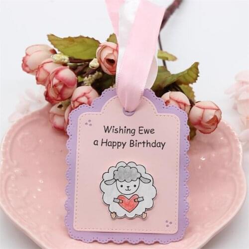 YPP CRAFT Tag Cards Metal Cutting Dies Stencils for DIY Scrapbooking/photo album Decorative Embossing DIY Paper Cards