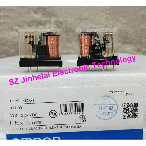 100%Authentic original OMRON G2R-1 24VDC 12VDC 5VDC Relay DC24V DC12V DC5V