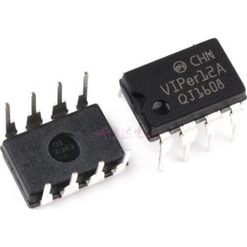 100pcs/lot VIPER12A VIPER 12A VIPER12 DIP-8 Best quality
