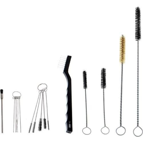 17Pcs Cleaning Brush Set Tube Cleaning Brush Set Test Tube Straw Brush Brushes Small And Long Cleaner Tool For Nozzles