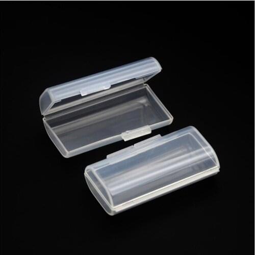 2 X 1.5V AAA Battery Holder Storage Case Box 2 Slots AAA 3A 3V Batteries Holder Box Plastic Cover Transparent