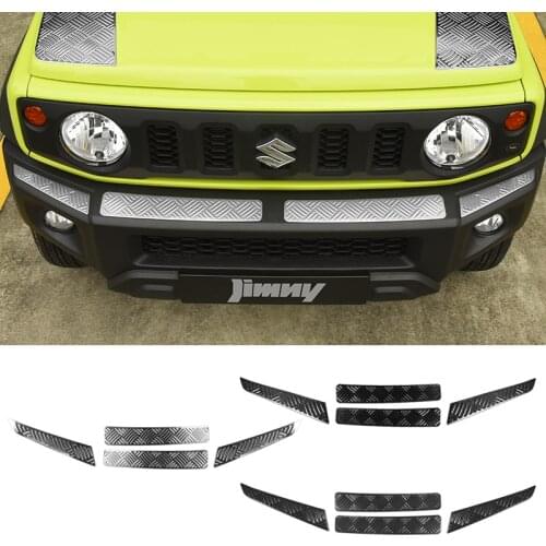 304 S.Steel Bumpers Protection Car Front Bumper Trims Cover Panel Accessories For Suzuki Jimny 2019+ JB64 JB74