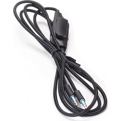 5PCS 1.5M Audio Cable 3.5mm to 3.5mm for Logitech G633 G635 g933 g935 Gaming Headphone Headset AUX Line Wire Replaced Parts