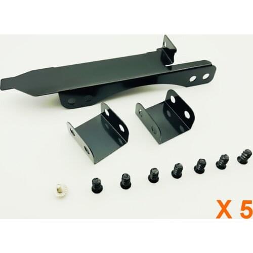 5PCS Dual Fan Mount Rack PCI Slot Bracket Kickstand Cooler Radiator Video Card Partner 8cm or 9cm Fan Bracket for Graphics Card