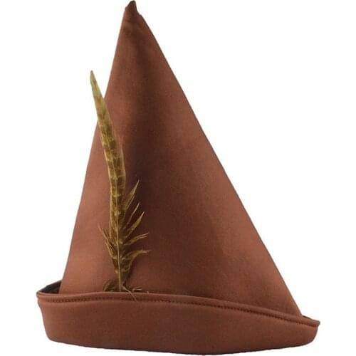 5pcs Feather Chief Caps Pirate Head Wear Halloween Costume Prom Party Hat Headdress Savage Top Hats Cosplay Props