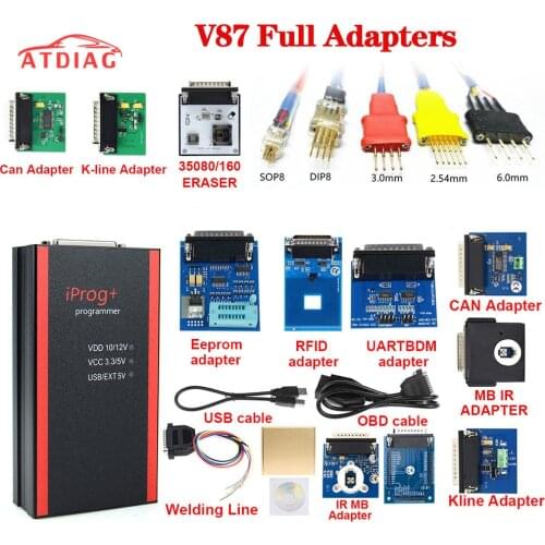 2020 V85 IPROG Porgrammer IR MB Adapters IPROG CAN-BUS Adapter IPROG Kline adapter with best price