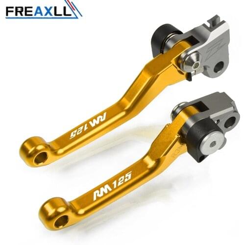 For SUZUKI RM125 2004-2008 2005 2006 2007 Motocross CNC Aluminum Dirt Bike Pit bike Pivot Handle Lever Brake Clutch Levers