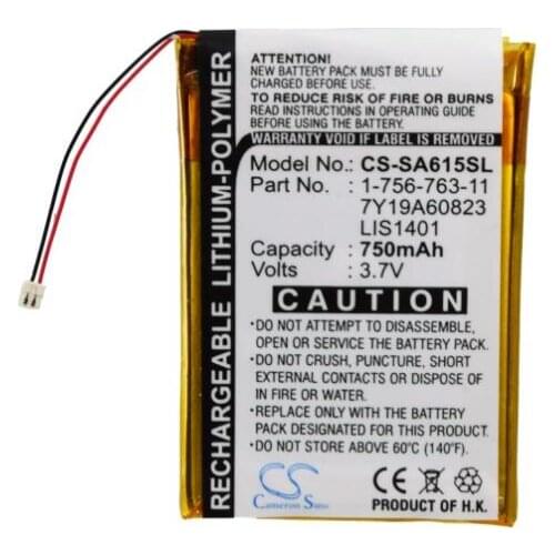 Cameron sino 750mah battery for SONY NW-S710 NWZ-S600 NWZ-S600F NWZ-S610 NWZ-S615 NWZ-S615F NWZ-S616 NWZ-S616F NWZ-S618