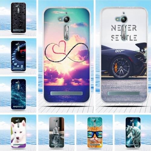 For Asus Zenfone Go TV ZB500KL 5.0" Case Cartoon 3D Relief Printing Pattern Back Cover TPU Soft Silicone Case Coque Capa Funda