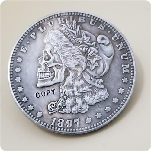 Hobo Nickel Coin 1897-P Morgan Dollar COIN COPY