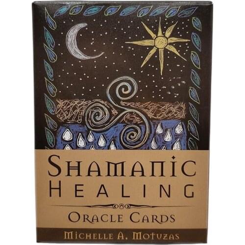 Shamanic Healing Oracle Cards Divination Fate Gameplay 44 Sheet Tarot Cards Deck Entertainment Friend Party Playing Board Game