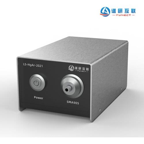 Mercury argon lamp wavelength calibration light source fiber optic spectrometer calibration near infrared stable