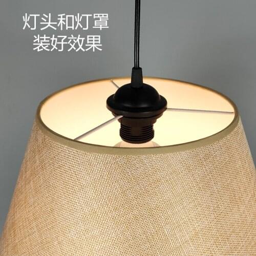 Chandelier Black White E27 Lamp Cap Chassis Accessories Retractable Extension Wire Led Bulb