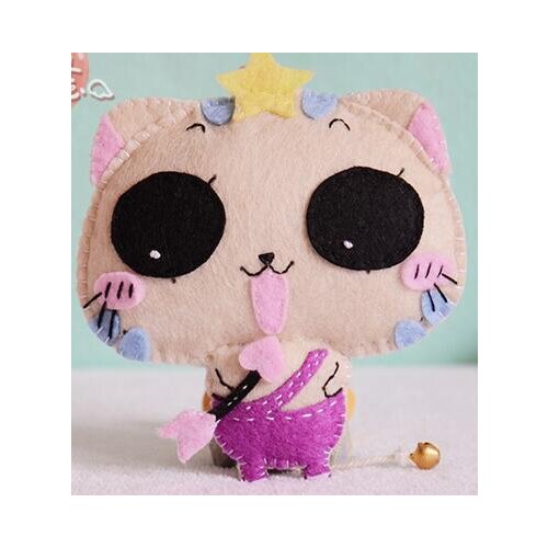 Twelve ConstellationPendants Fabric Felt kit Non-woven cloth Craft DIY Sewing set Felt Handwork Material DIY needlework supplies