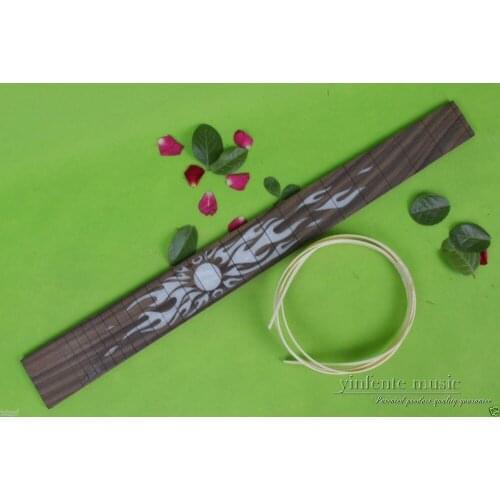 New 1pcs electric Guitar Fretboard 24 fret rose wood 24.75" good inlay parts #82