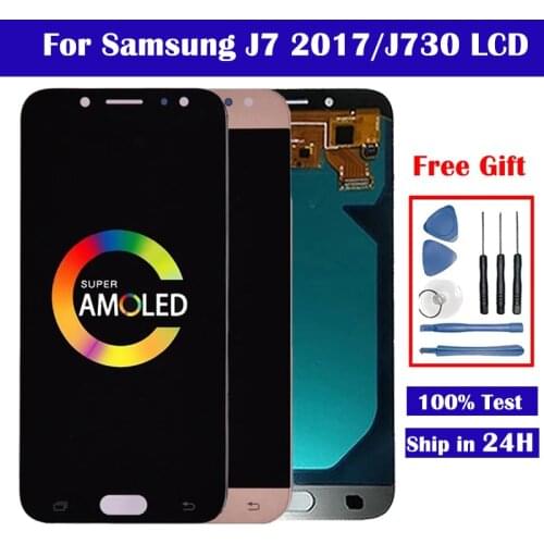 Pantalla J7 Pro For Samsung Galaxy J7 2017 Display J730 J730F J730M J730Y LCD Display + Touch Screen Digitizer Assembly J730 LCD