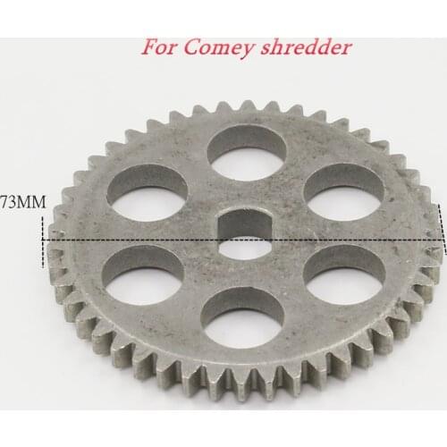 Shredder gear 46T 46 tooth T10 S8 iron gear accessories Diameter 73mm