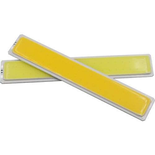 5pcs 10pcs 12v allcob led bar light cob strip dc warm cold white 7w cob led diode bulb tubles light source for diy auto light