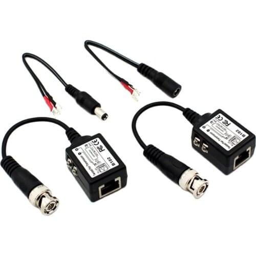 B102 Long Distance Transmission Video Power Balun High Quality Bnc Connector To Rj45 Power Video Balun For Cctv Camera BALUN