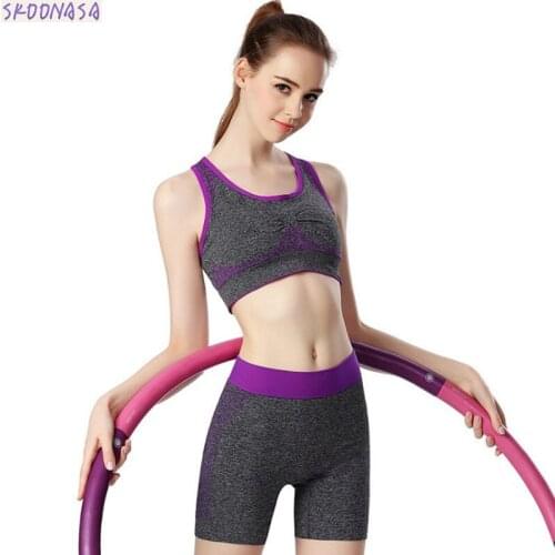 Jogging Suits for Women Fitness Yoga Set Peach Hip Lifting Shorts Sets U Back Gym Seamless Sport Leggings Femme Workout Clothes