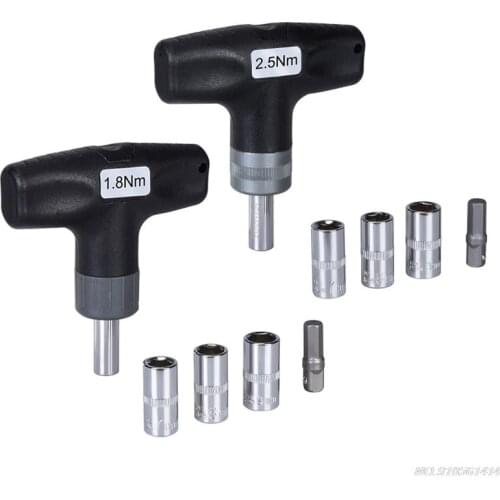 1.8Nm/2.5Nm T Handle Preset Torque Wrench Safe and Fast Hex Socket Torque Wrench Set Suitable for 3D Printer JY19 21 Dropship