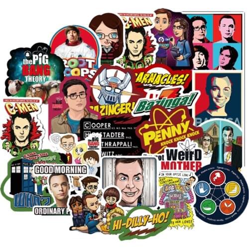 10/30/50PCS Classic Funny TV Show Stickers DIY Skateboard Suitcase Freezer Graffiti Luggage Motorcycle Cartoon Sticker Decals