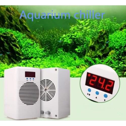 100-240V Cold water mechanism coolers cooling mute electronic refrigerator fish tank refrigerator constant temperature