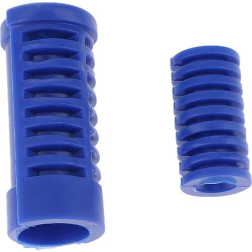 2 Pieces Motorcycle Gear Shift Shifter Lever Rod and Footrest Pedal Rubber Cover Universal For Most Motorcycles