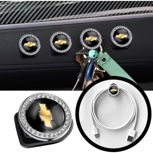 2Pcs Car Mini Hooks Hidden Storage Hooks For Chevrolet Equinox Silverado Trailblazer Bolt Spark Tahoe Z71 Aveo Camaro Impala