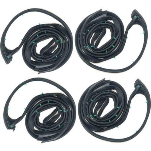 72865-SDA-A01 4Pcs/Set Car Door Silence Weatherstripping Seals 72325-SDA-A01 Fit For Honda Accord Sedan 2003 2004 2005 2006 2007