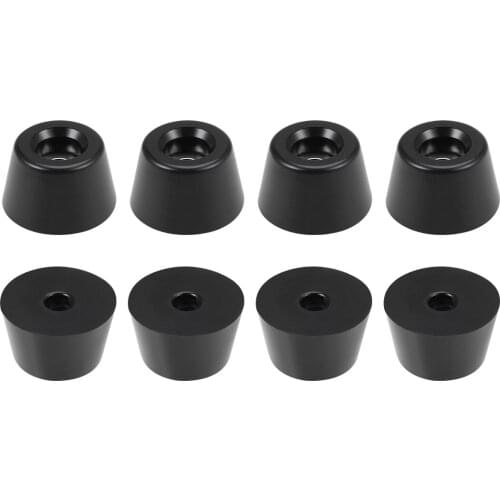Uxcell Rubber Furniture Pads, 25mm x 20mm Anti-Slip Bumpers 15mm Height 8Pcs