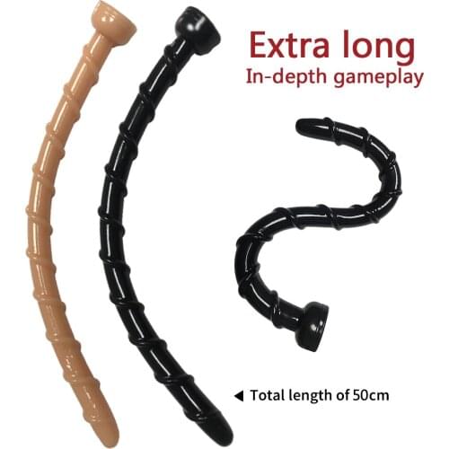 19.68 inch Long Anal Beads Dildo Butt Plug Vagina Stimulator Buttplug Men Prostate Massager Anus Beads Sex Toys For Woman Orgasm