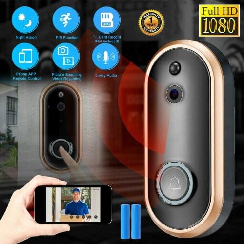 1080P HD Wireless Doorbell Audio Intercom Camera Wifi Remote Monitoring For Apartments IR Alarm Security Doorbell With Camera