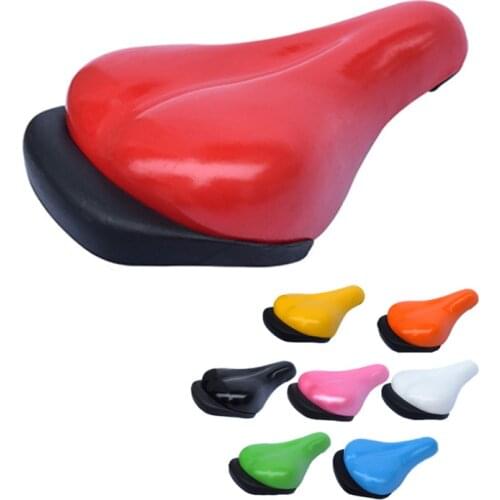 Kids Bike Seat Bicycle Child Seat Waterproof Leather Saddle for Children 8 Color Durable Bike Accessories