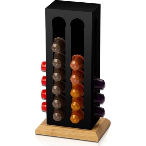 Coffee Shop Pods Dispenser Storage holder Acrylic Nespresso Coffee Capsule rack drawer