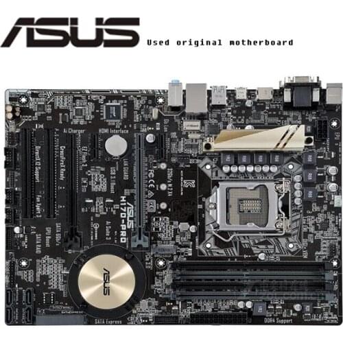 For Asus H170-PRO Original Used Desktop Intel H170 H170M DDR4 Motherboard LGA 1151 i7/i5/i3 USB3.0 SATA3