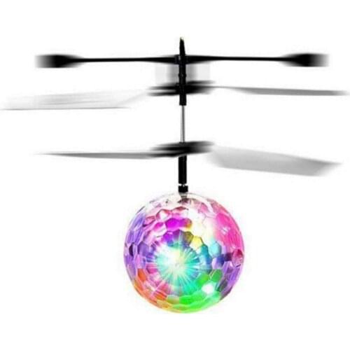 Hot Sale Induction Flying Ball Toy External induction Infrared Sensor Crystal Flying Ball USB Charge Hand Induction Aircraft Kid