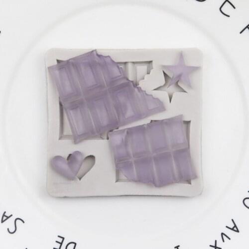 Love Five-Pointed Star Fondant Silicone Mold Ultra-Light Clay Mold XGY-249